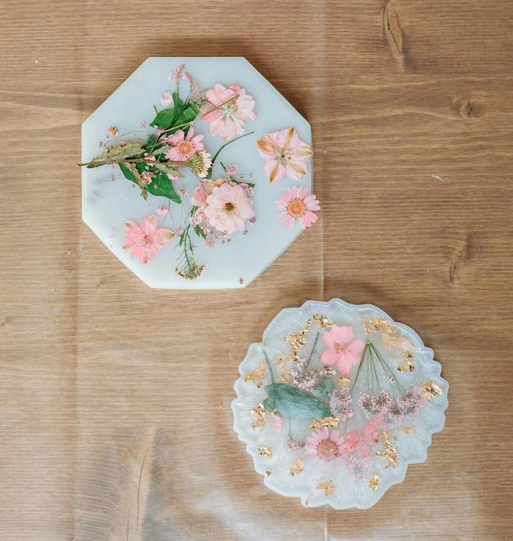 Tienda de flores interiores con resinas Anglet